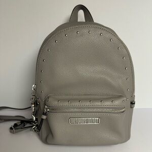 Victoria's Secret Gray Backpack Sleek Dome Design